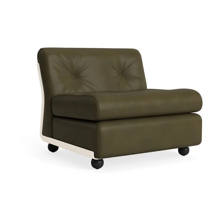 Amanta soffmodul - Cream beige-sense forest, 1-sits/fåtölj - HAY