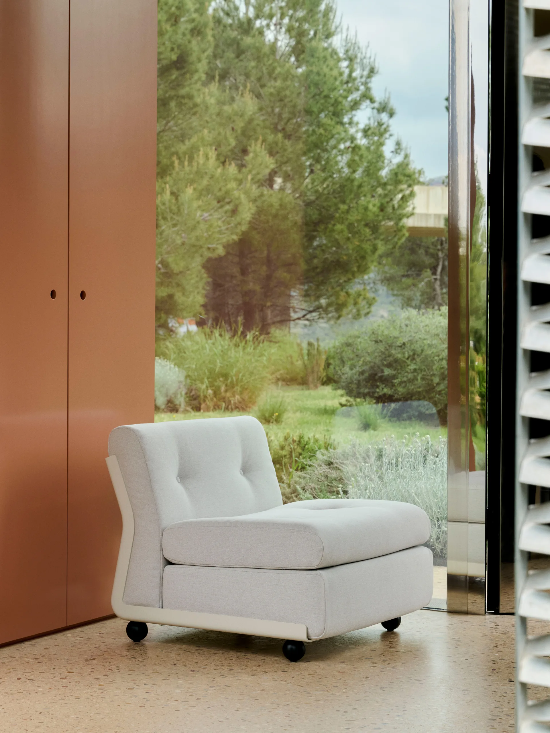Amanta soffmodul, Cream beige-story 102, 1-sits/fåtölj HAY