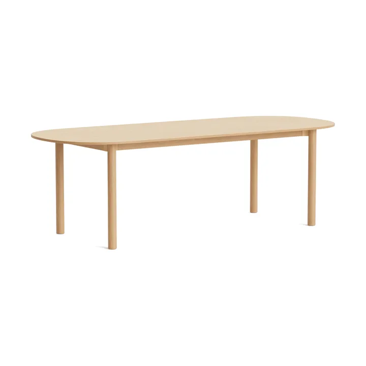 Annex Oblong matbord - Lackerad ek, 240x95 cm - HAY