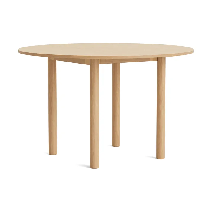 Annex Round matbord - Lackerad ek, Ø120 cm - HAY