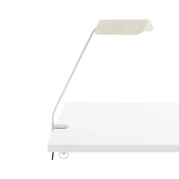 Apex Clip skrivbordslampa - Oyster white - HAY