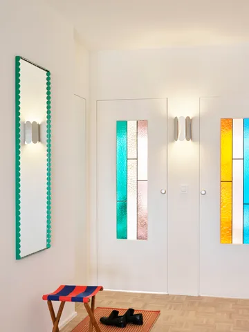Arcs Mirror Rectangle M spegel 50x133,5 cm - Green - HAY