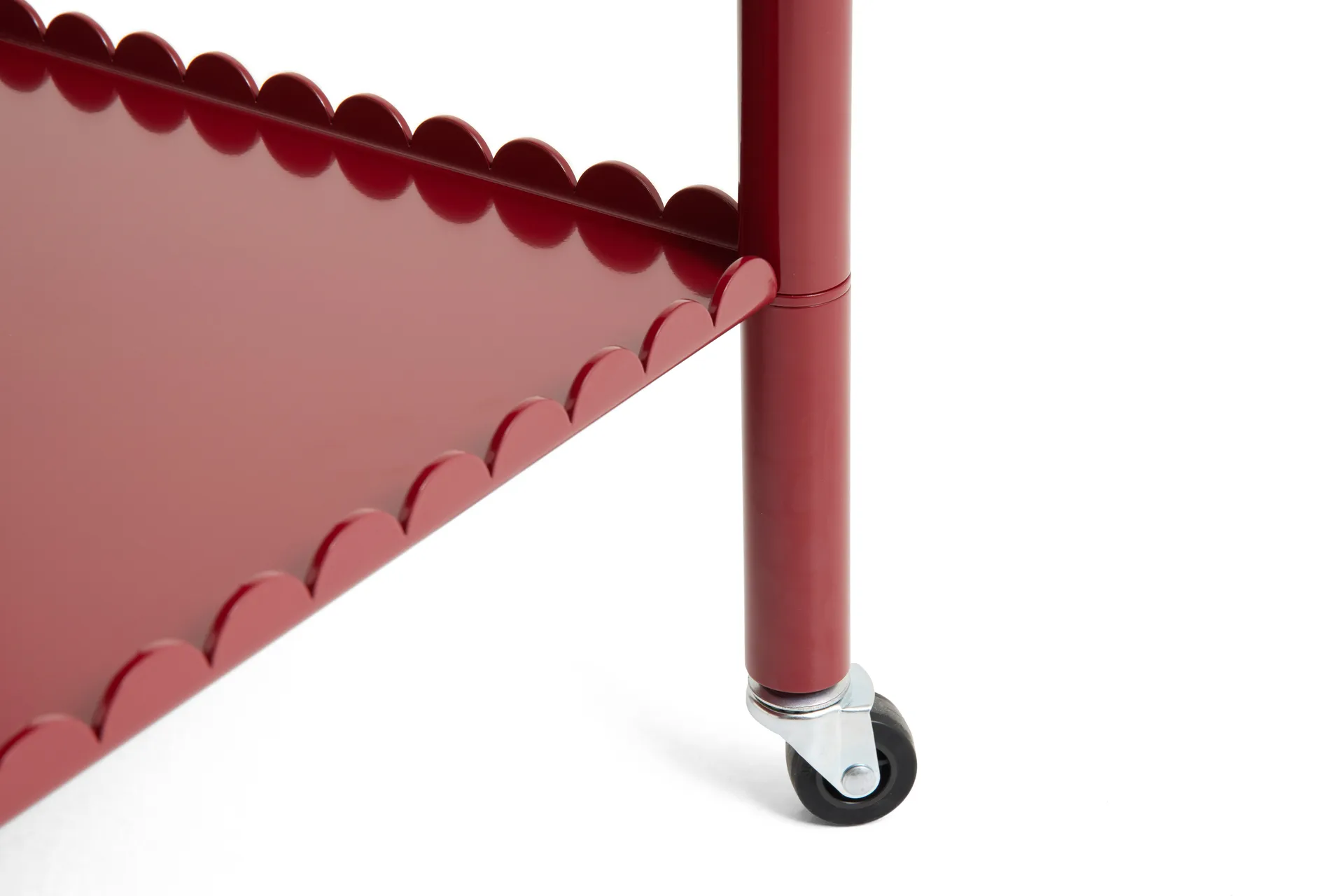 Arcs Trolley High serveringsvagn, Auburn red HAY