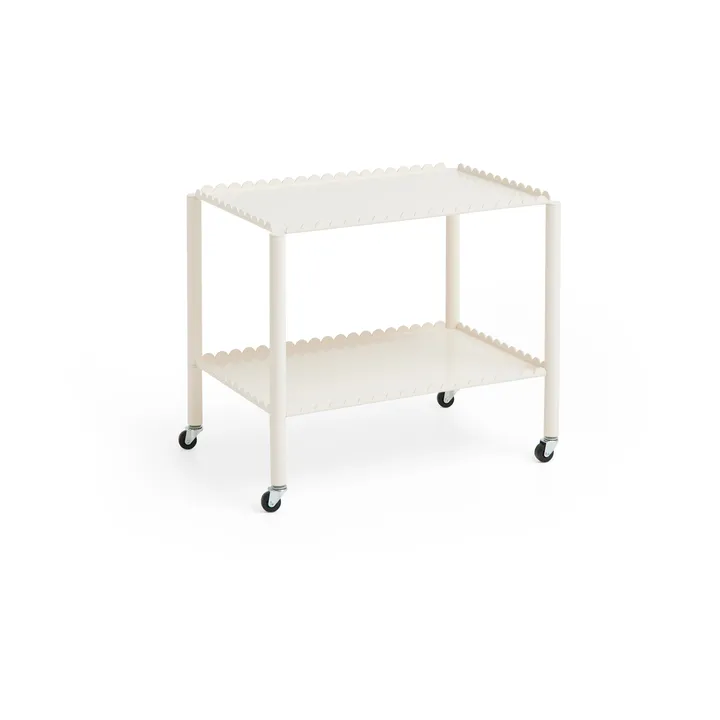 Arcs Trolley Low serveringsvagn - Eggshell - HAY