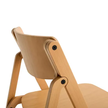 Backflip Chair stol - Golden lackerad bok - HAY