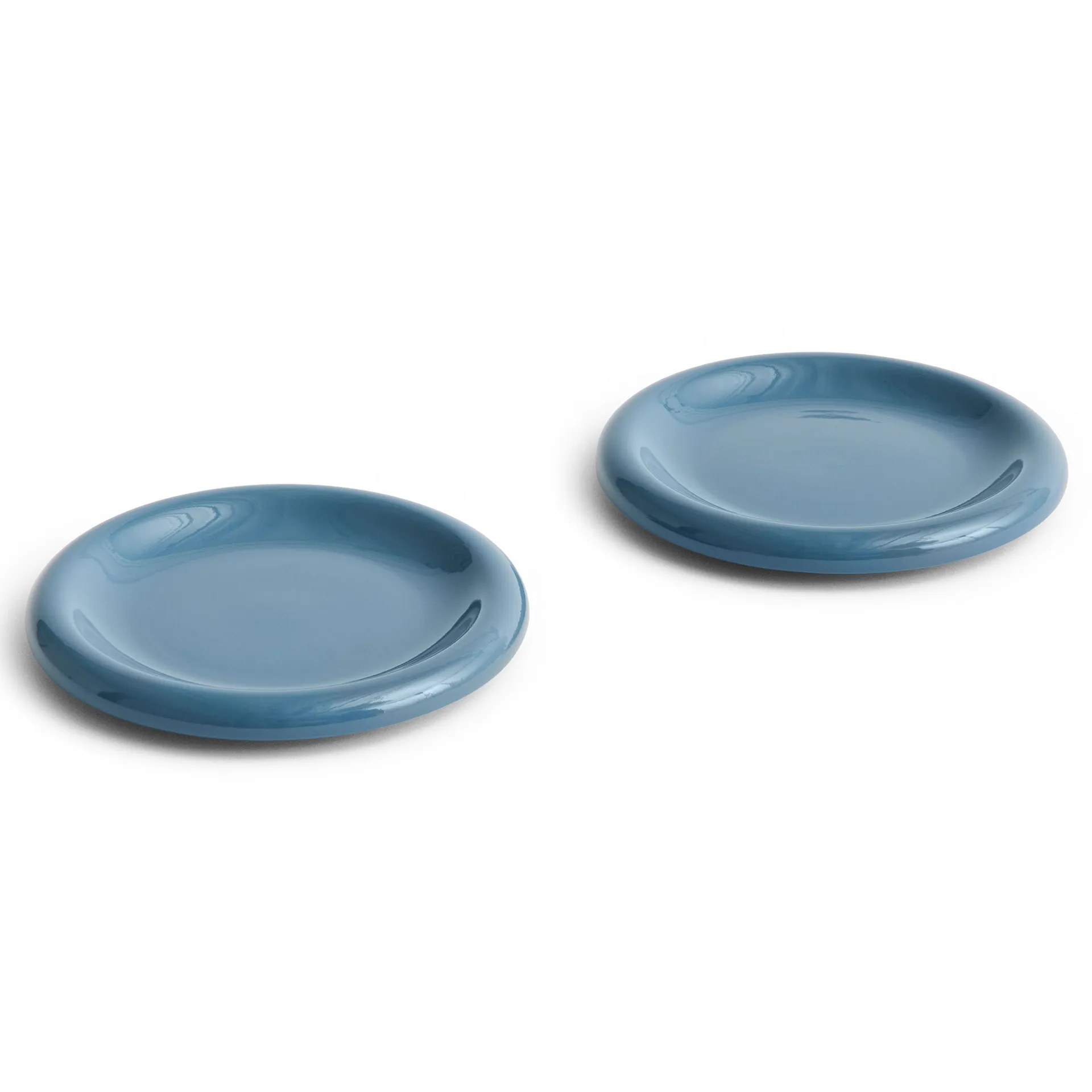 Barro tallrik, Dark blue, Ø18 cm 2-pack HAY