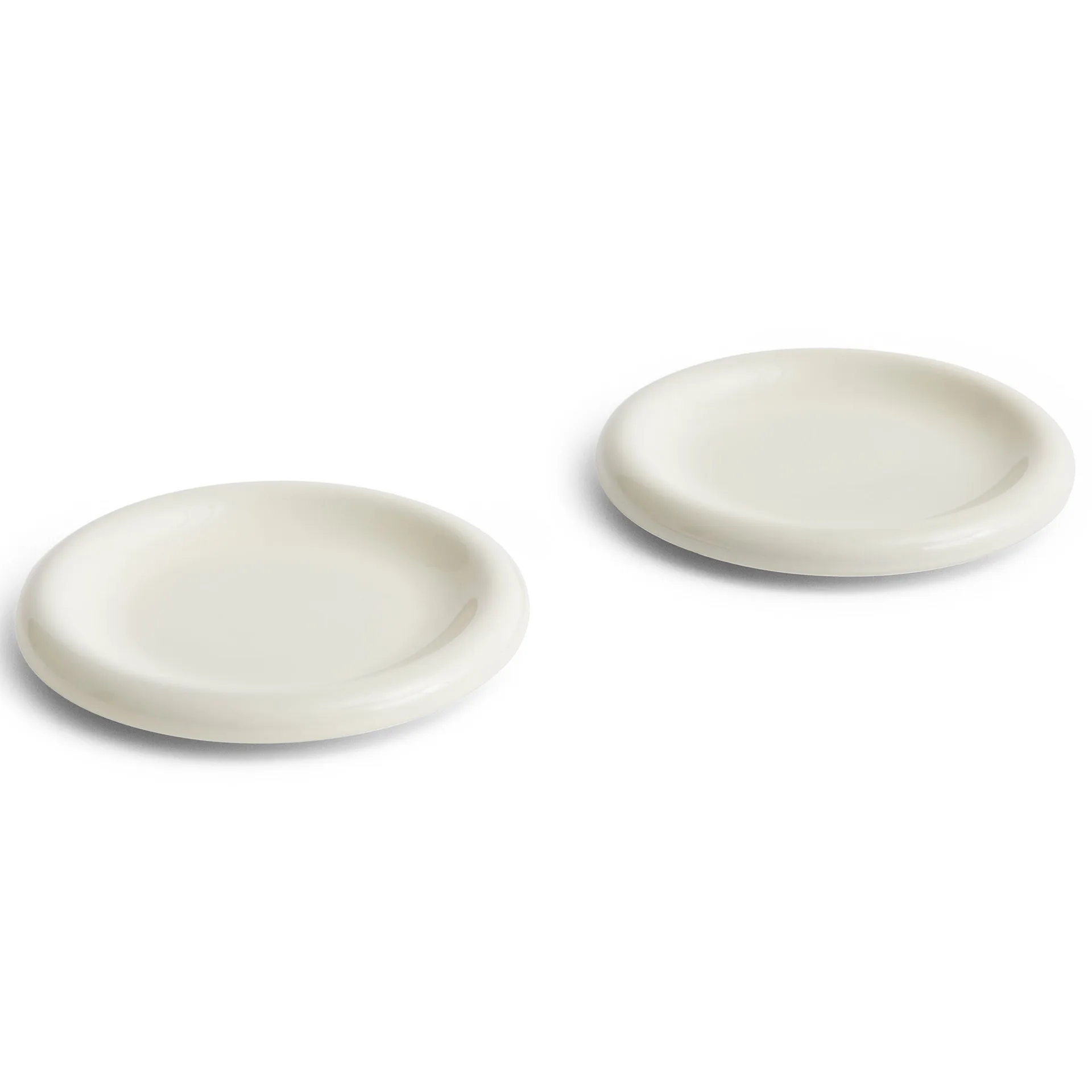 Barro tallrik, Off-white, Ø18 cm 2-pack HAY