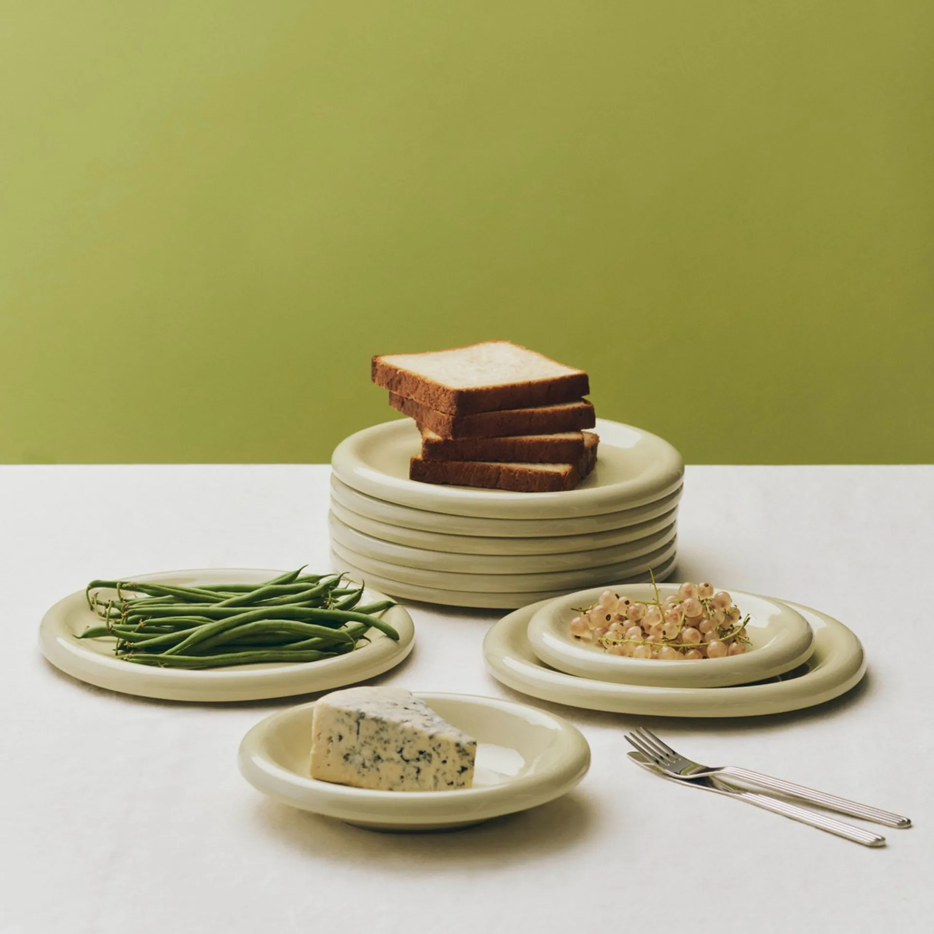 Barro tallrik, Pistachio, Ø18 cm 2-pack HAY
