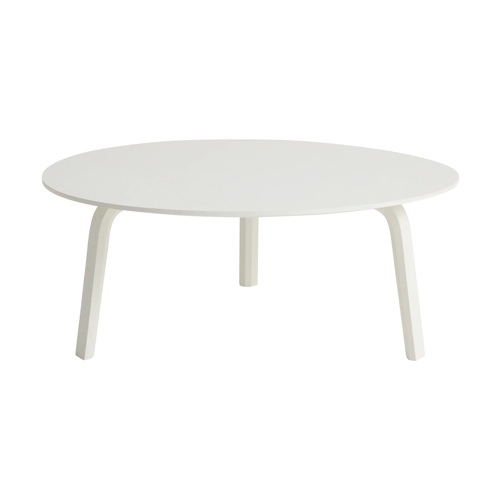 Bella soffbord, White, Ø80x32 cm HAY