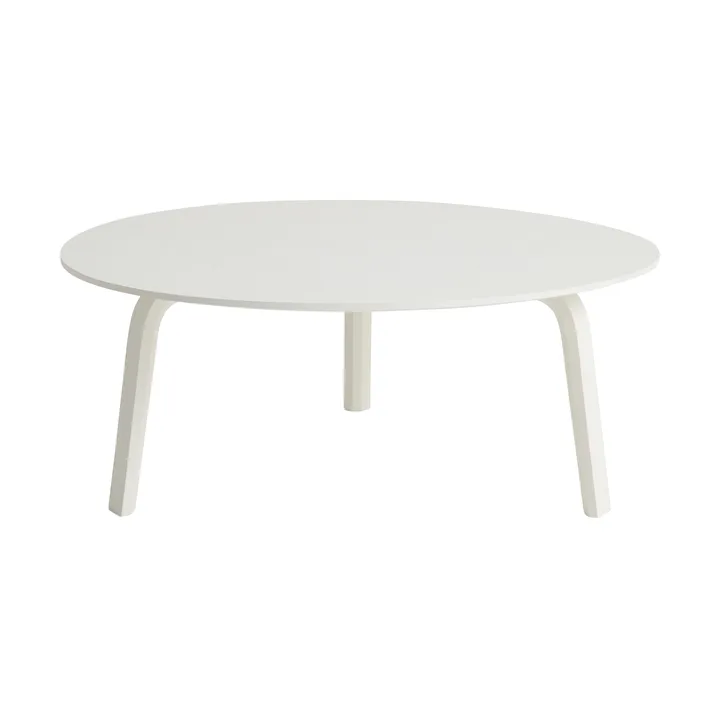 Bella soffbord - White, Ø80x32 cm - HAY