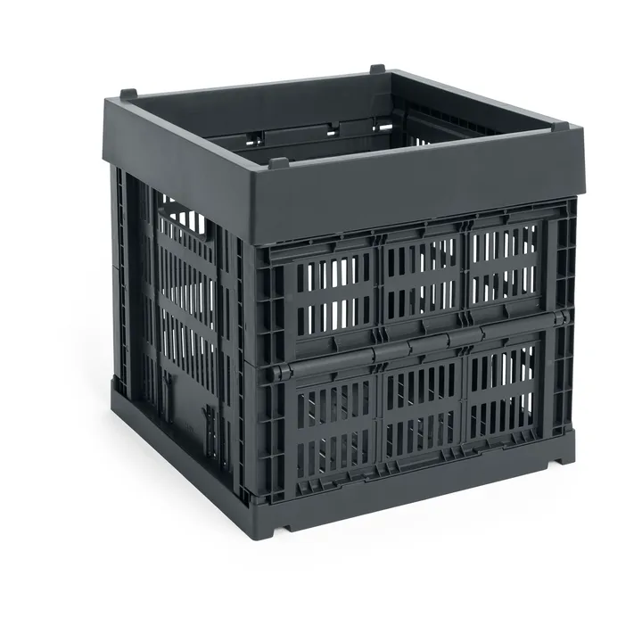 Colour Crate Cube 29,5x29,5 cm - Charcoal - HAY