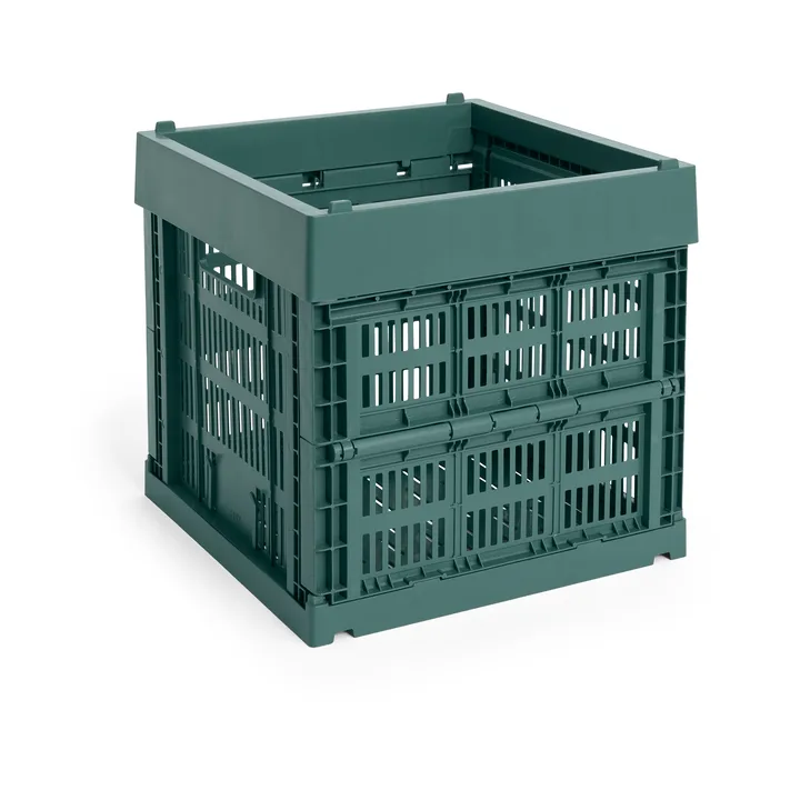 Colour Crate Cube 29,5x29,5 cm - Dark green - HAY