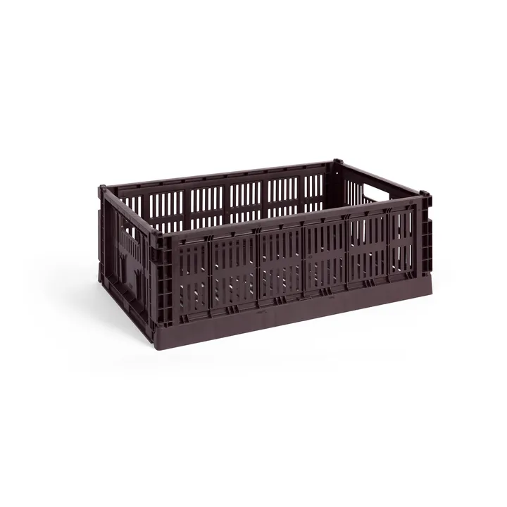 Colour Crate L 34,5x53 cm - Bordeaux - HAY