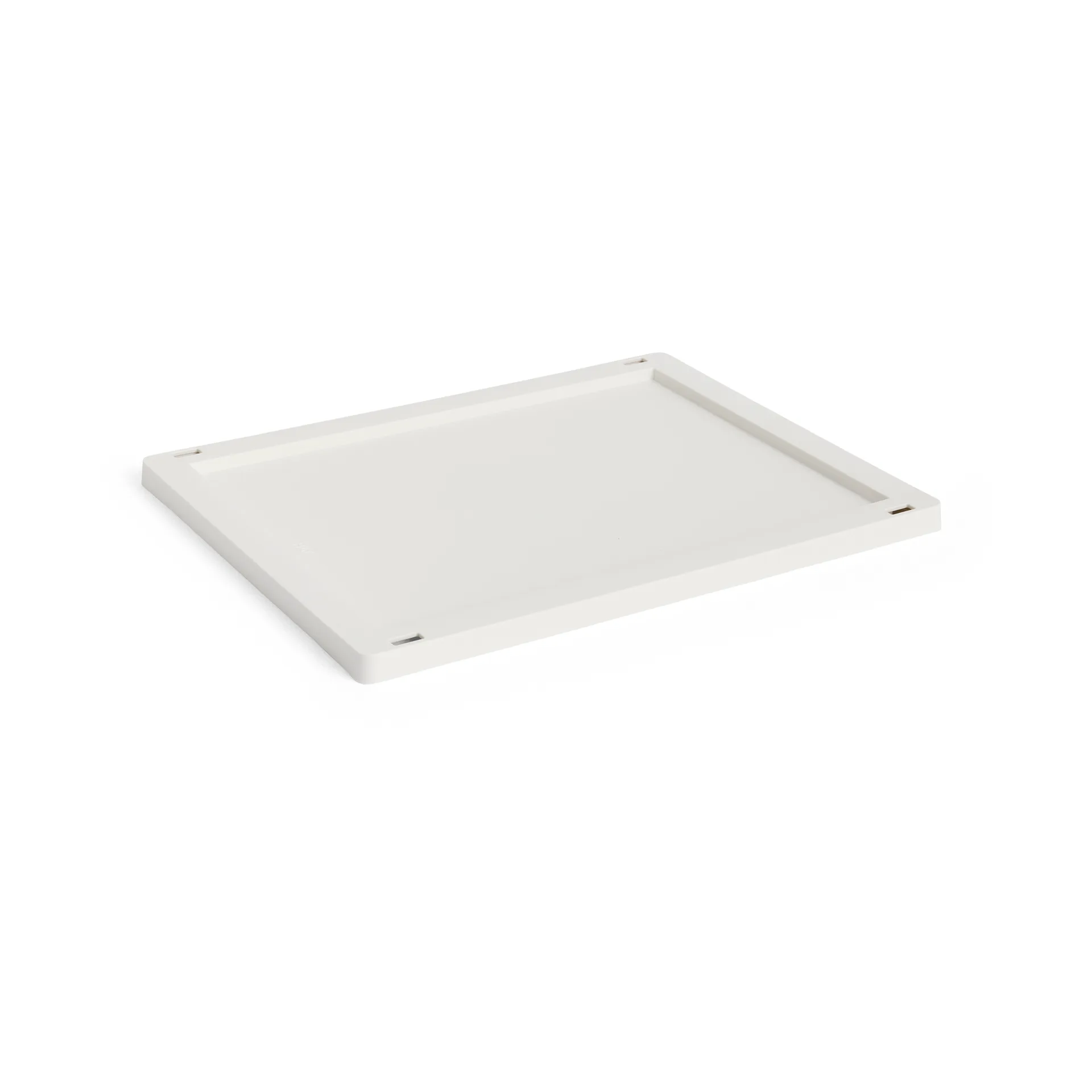 Colour Crate lock plastic medium, Off white HAY