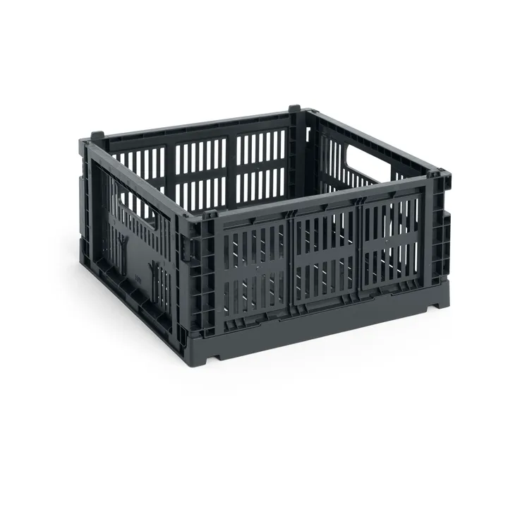 Colour Crate M Square 29,5x29,5 cm - Charcoal - HAY