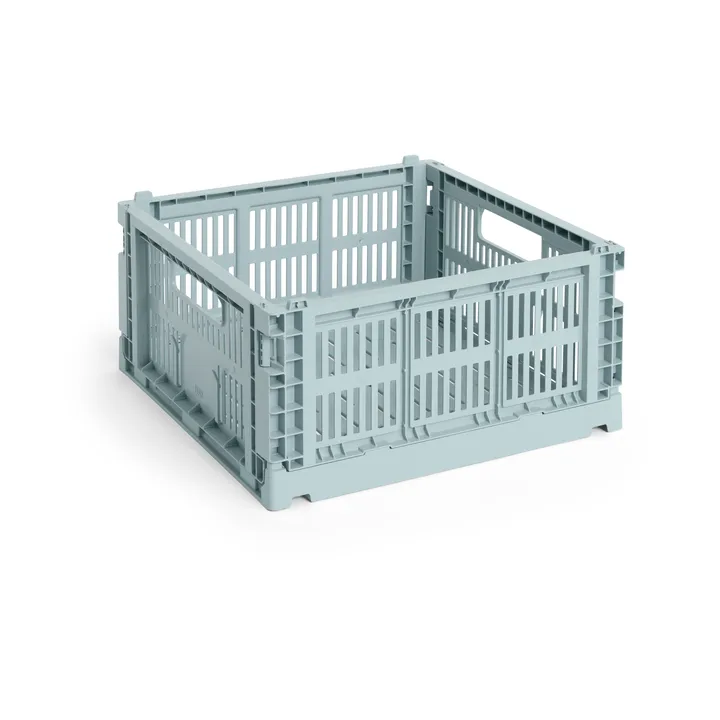 Colour Crate M Square 29,5x29,5 cm - Dusty blue - HAY
