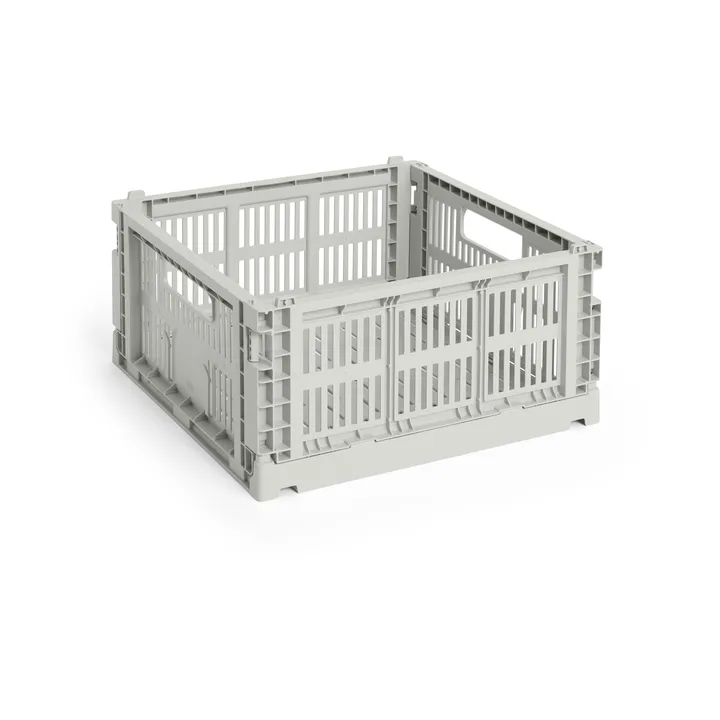 Colour Crate M Square 29,5x29,5 cm - Grey - HAY