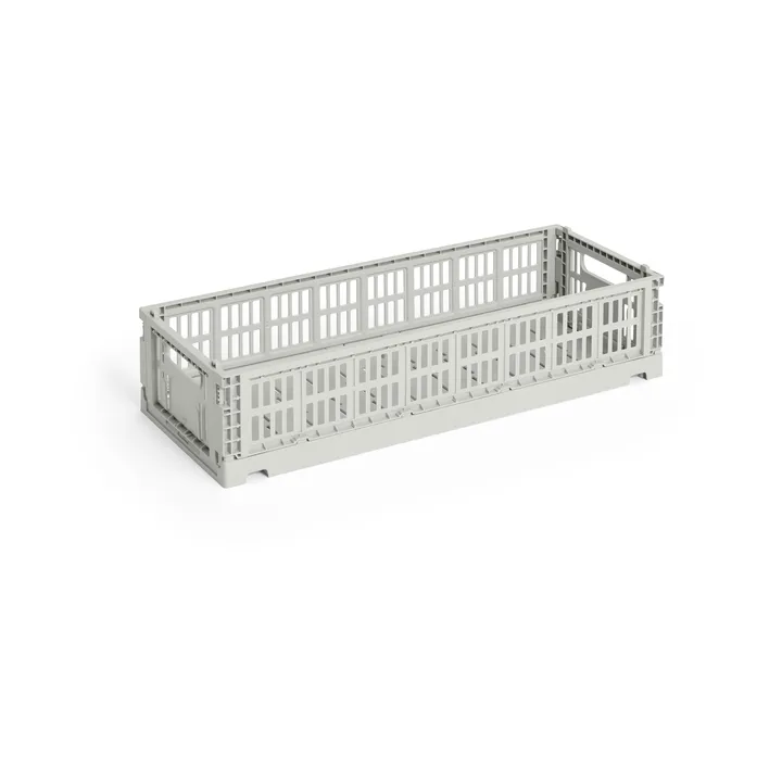 Colour Crate Mini Oblong 13x34,5 cm - Grey - HAY