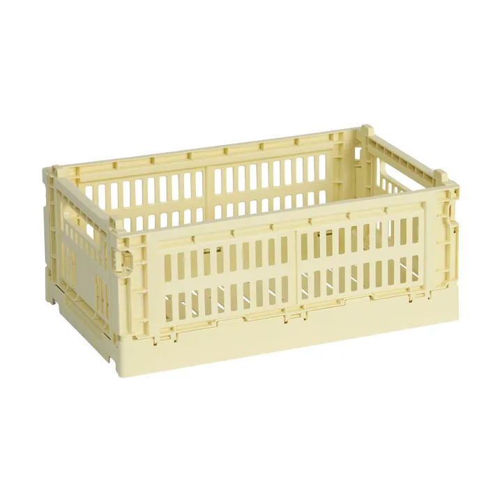 Colour Crate S 17x26,5 cm - Light yellow - HAY