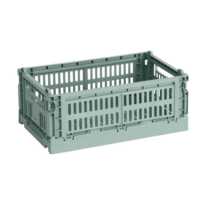 Colour Crate S 17x26,5 cm - Sage green - HAY