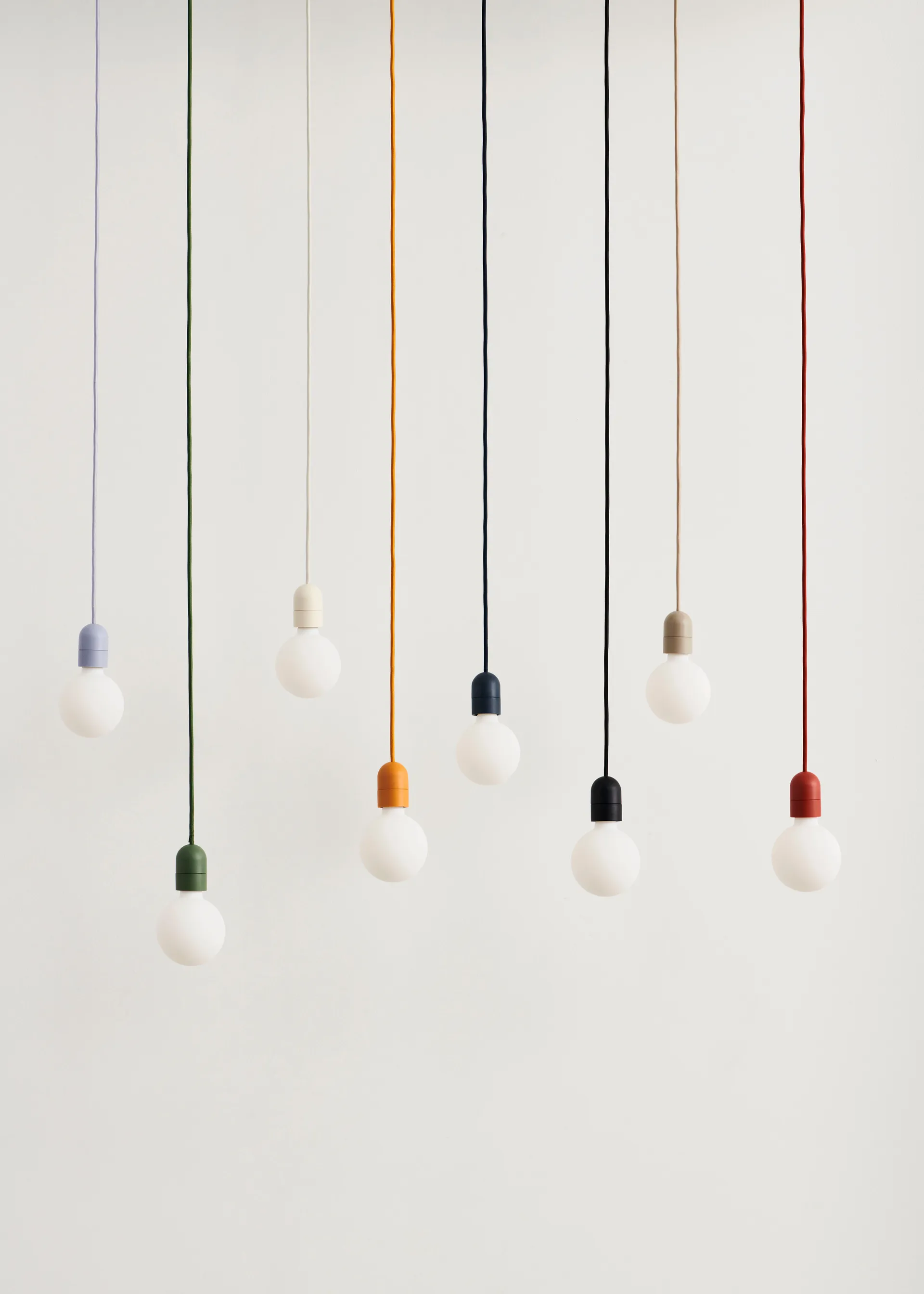 Common Pendant Cord set pendel Ø12 cm, Clay white HAY