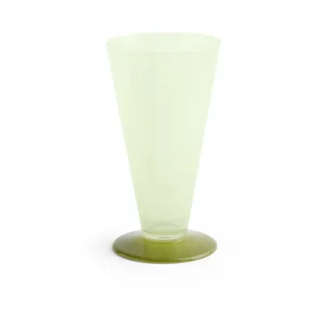Conical vas - Light green-dark lime, small - HAY
