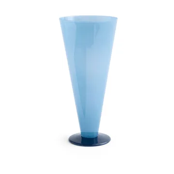 Conical vas - Petrol blue-dark blue, large - HAY