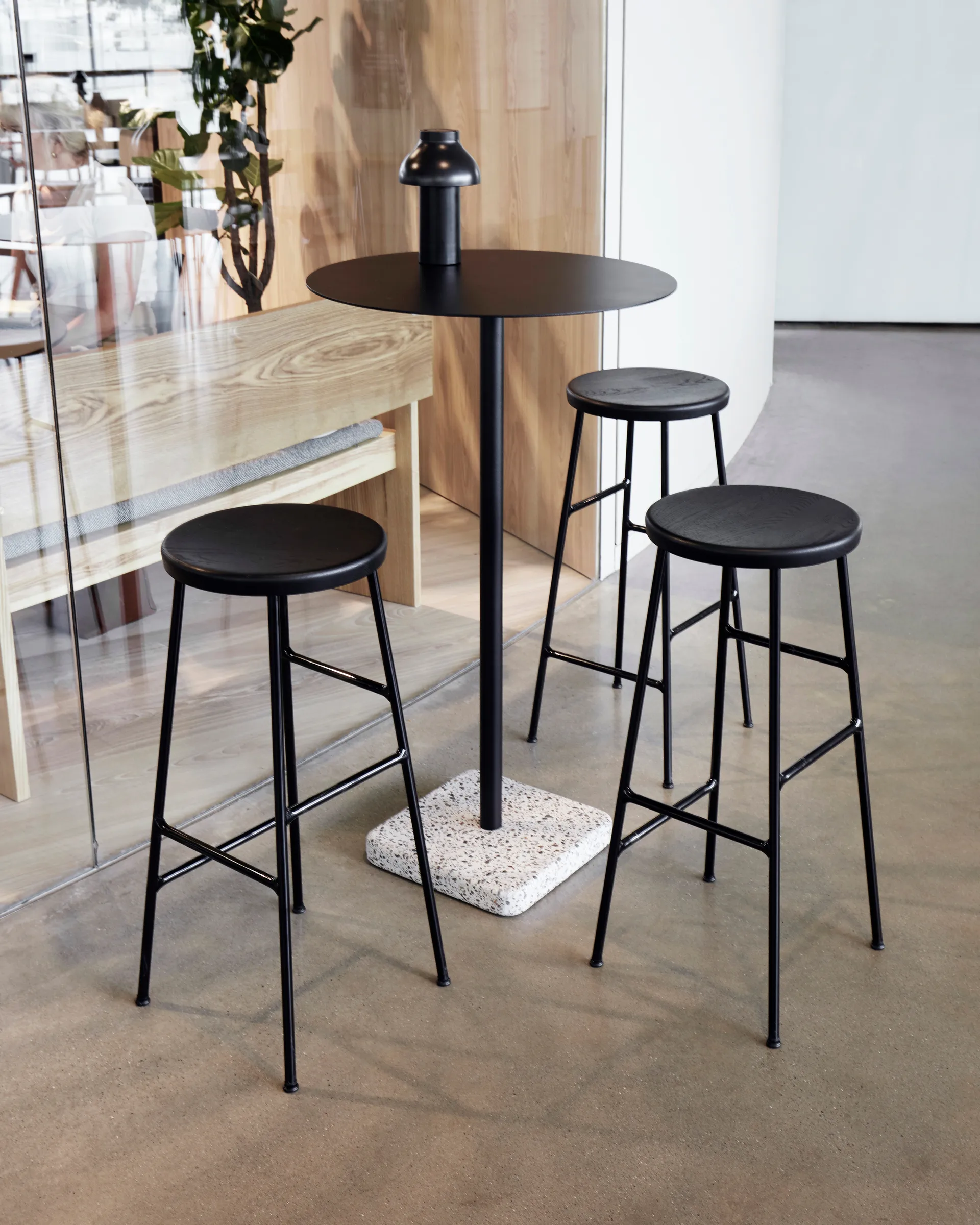 Cornet barpall 75 cm, Soft black oak-soft black HAY