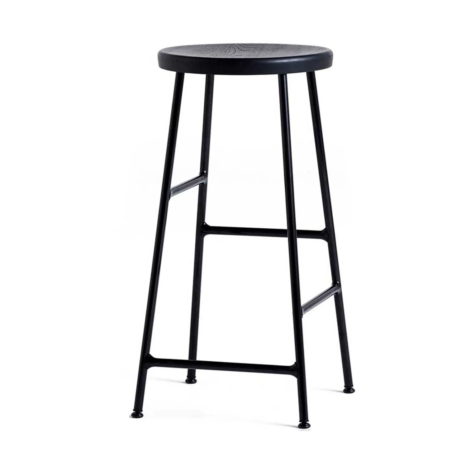 Cornet rund barpall 65 cm, Soft black oak-soft black HAY