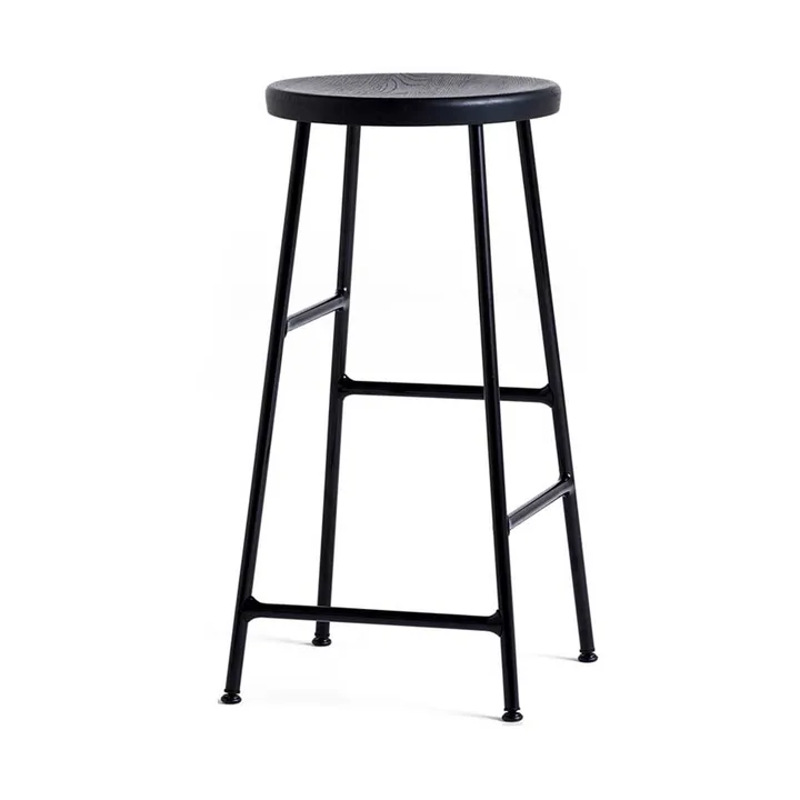 Cornet rund barpall 65 cm - Soft black oak-soft black - HAY