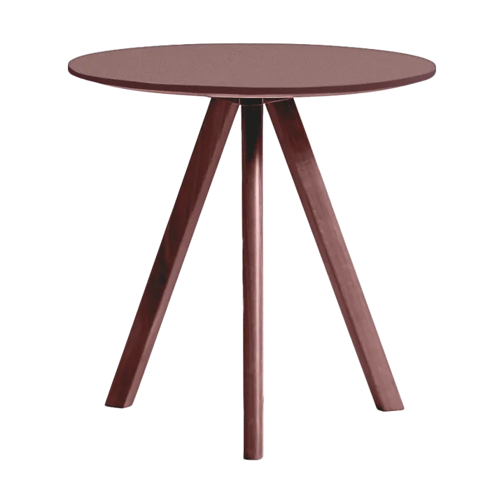 CPH20 2.0 soffbord Ø50 cm - Burgundy linoleum-Bordeaux - HAY