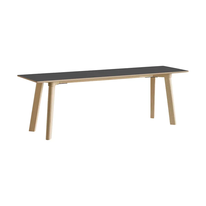 CPH215 Deux 2.0 bänk 140 cm - Stone grey-untreated beech - HAY