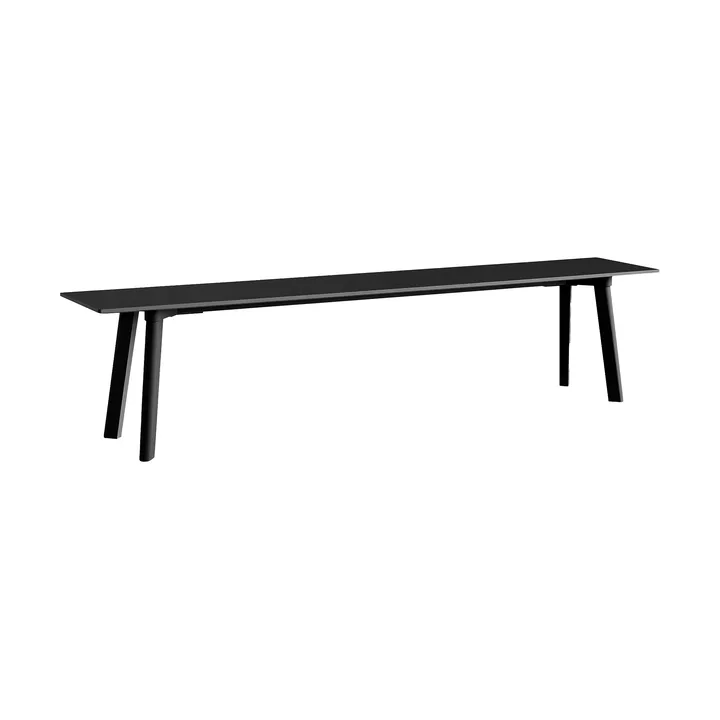 CPH215 Deux 2.0 bänk 200 cm - Black laminate-lacquered beech - HAY