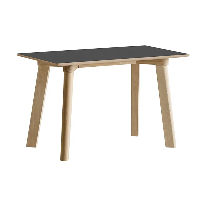 CPH215 Deux 2.0 bänk 75 cm - Stone grey-untreated beech - HAY
