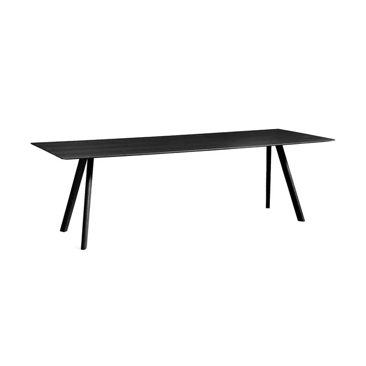 CPH30 2.0 matbord 90x250 cm - Black-lacquered oak veneer - HAY