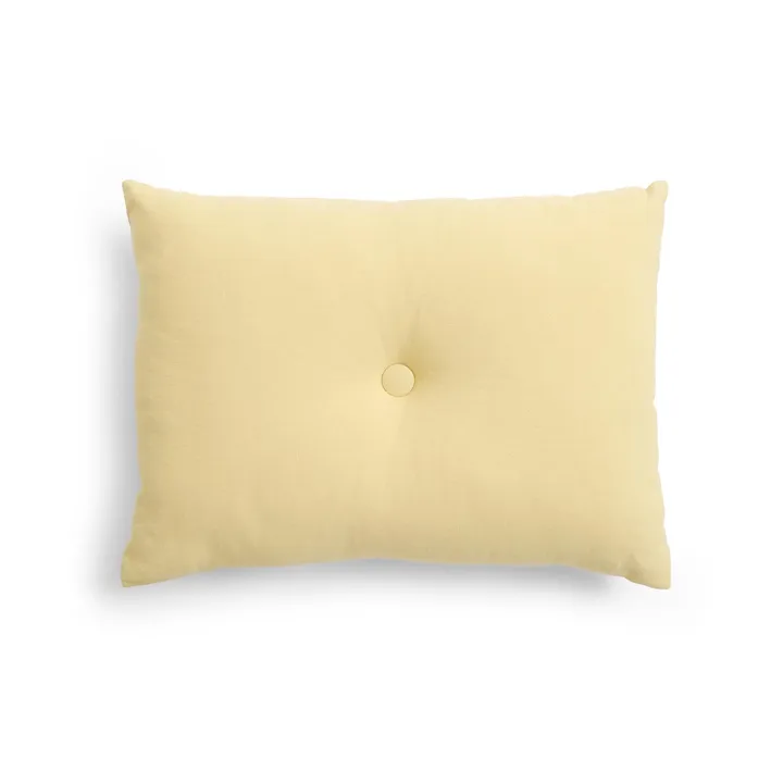 Dot Linen kudde 45x60 cm - Soft yellow - HAY