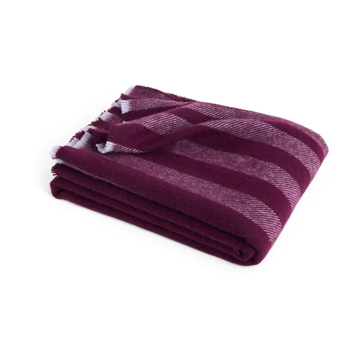 Duo pläd 130x180 cm - Plum - HAY