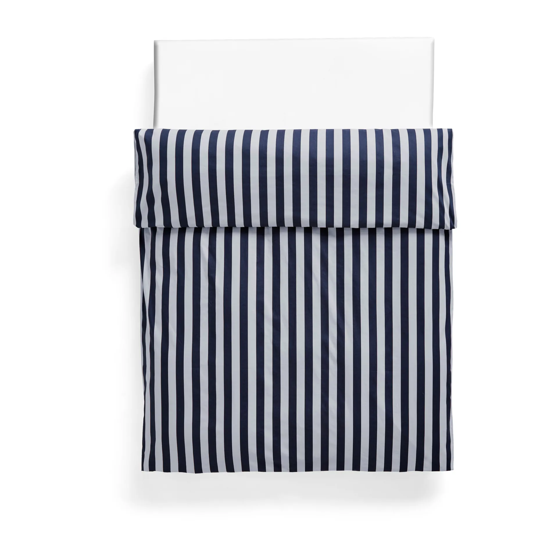 Été påslakan 220x220 cm, Midnight blue-light grey HAY
