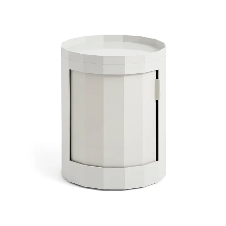 Facet Cabinet 100 sidobord - Misty grey - HAY