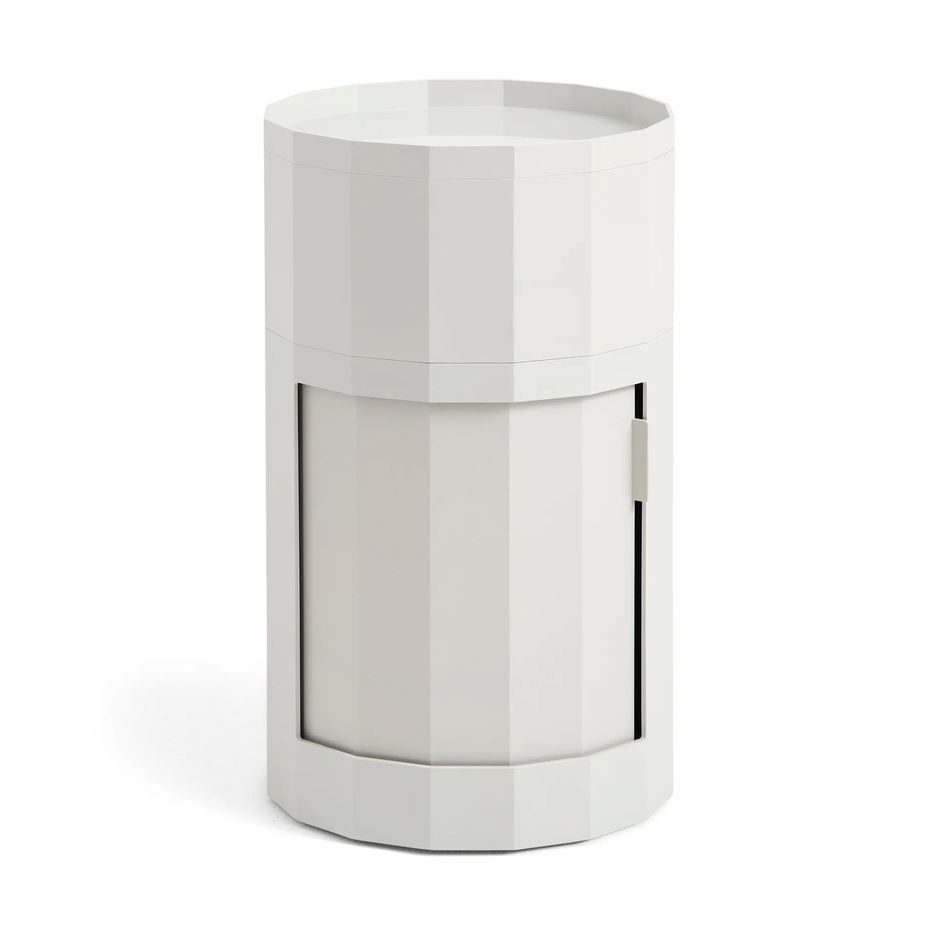 Facet Cabinet 101 sidobord, Misty grey HAY