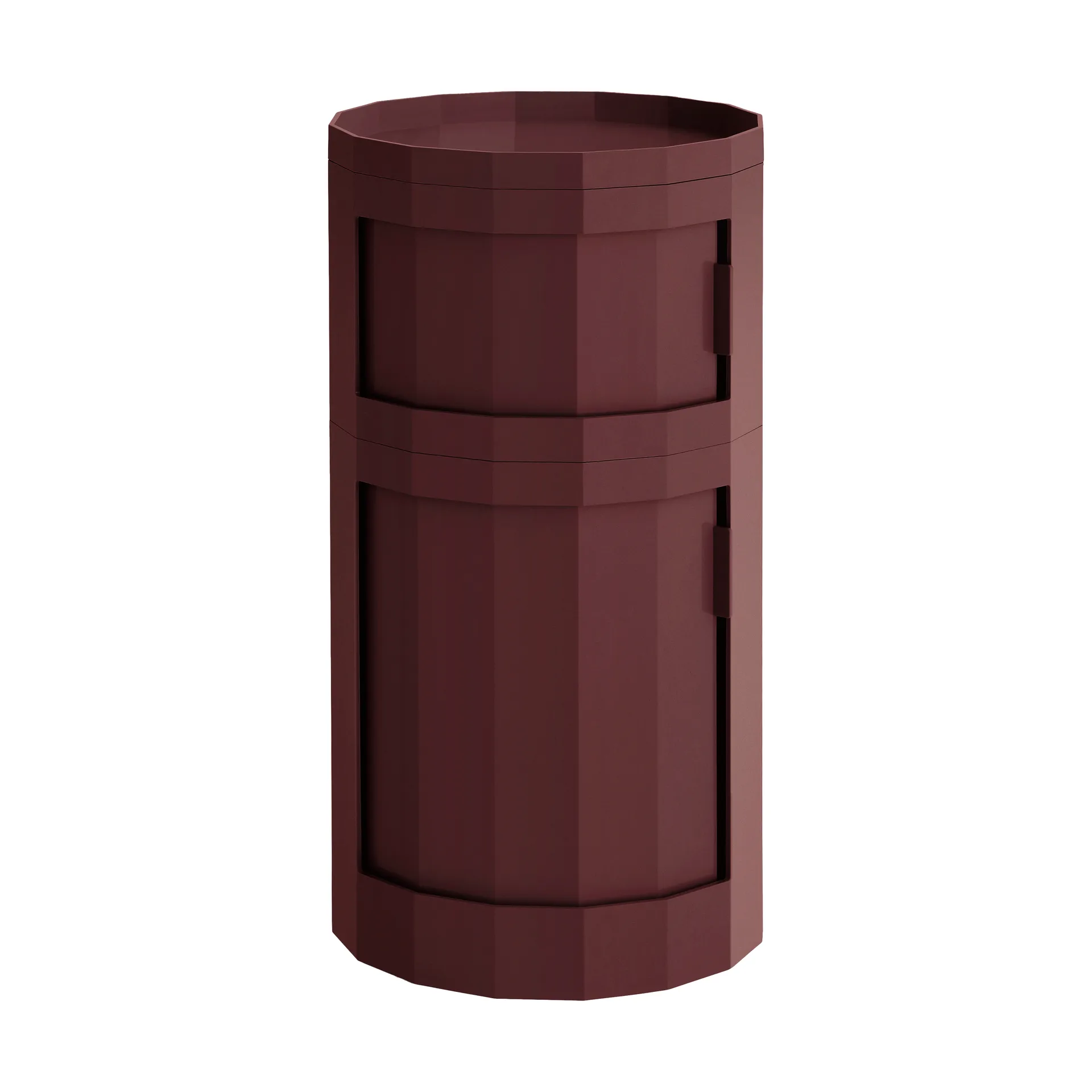 Facet Cabinet 110 sidobord, Burgundy HAY