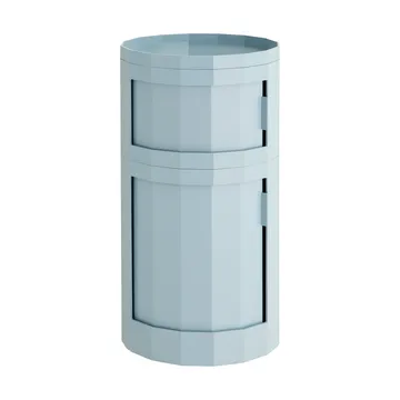 Facet Cabinet 110 sidobord - Misty blue - HAY