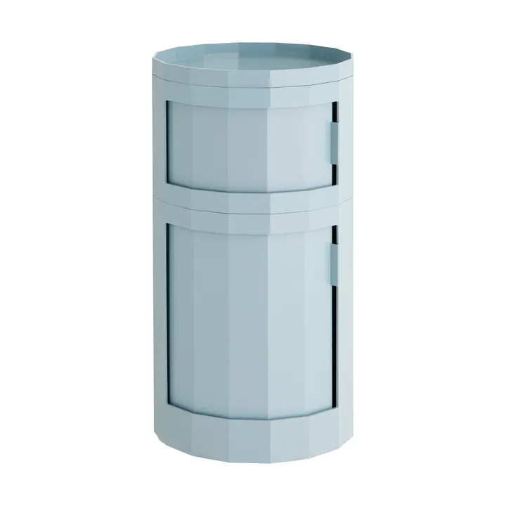 Facet Cabinet 110 sidobord - Misty blue - HAY