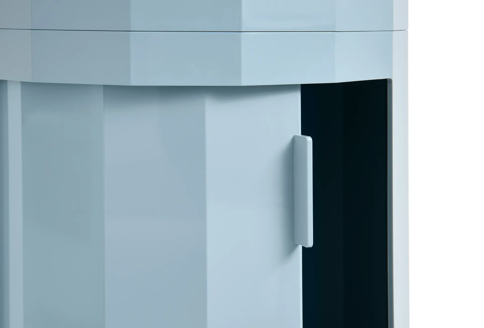 Facet Cabinet 110 sidobord, Misty blue HAY