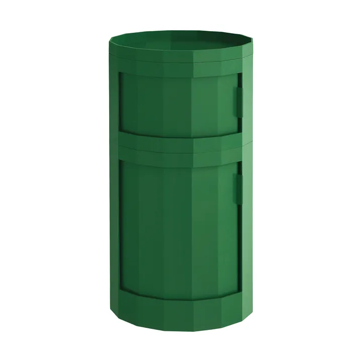Facet Cabinet 110 sidobord - Spinach green - HAY