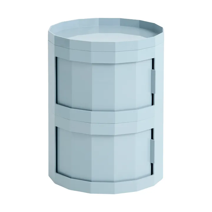 Facet Cabinet 20 sidobord - Misty blue - HAY
