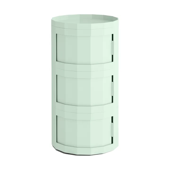 Facet Cabinet 30 sidobord - Soft mint - HAY