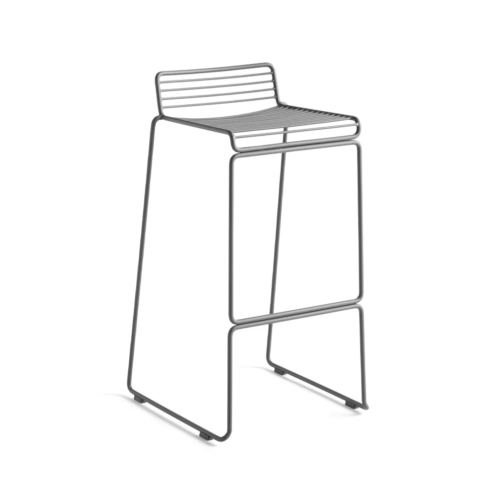 Hee High barstol 75 cm, Asphalt grey HAY