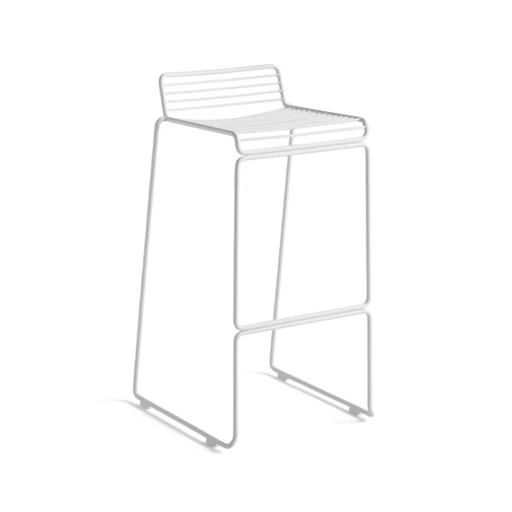 Hee High barstol 75 cm - White - HAY