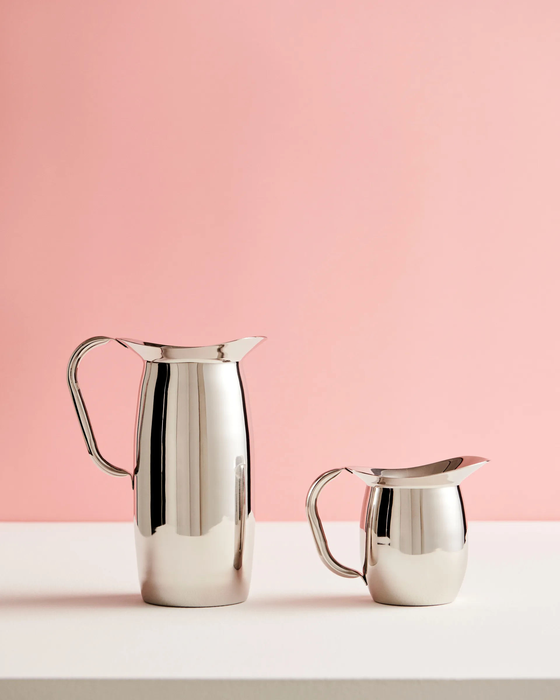 Indian Steel Pitcher kanna, Tall 0,9 L HAY